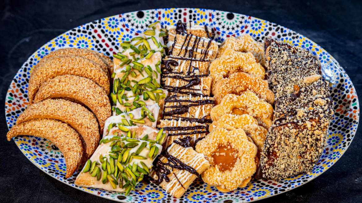 Moroccan sweet platter